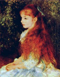 Portrait of Mademoiselle Irene Cahen d'Anvers by Pierre-Auguste Renoir